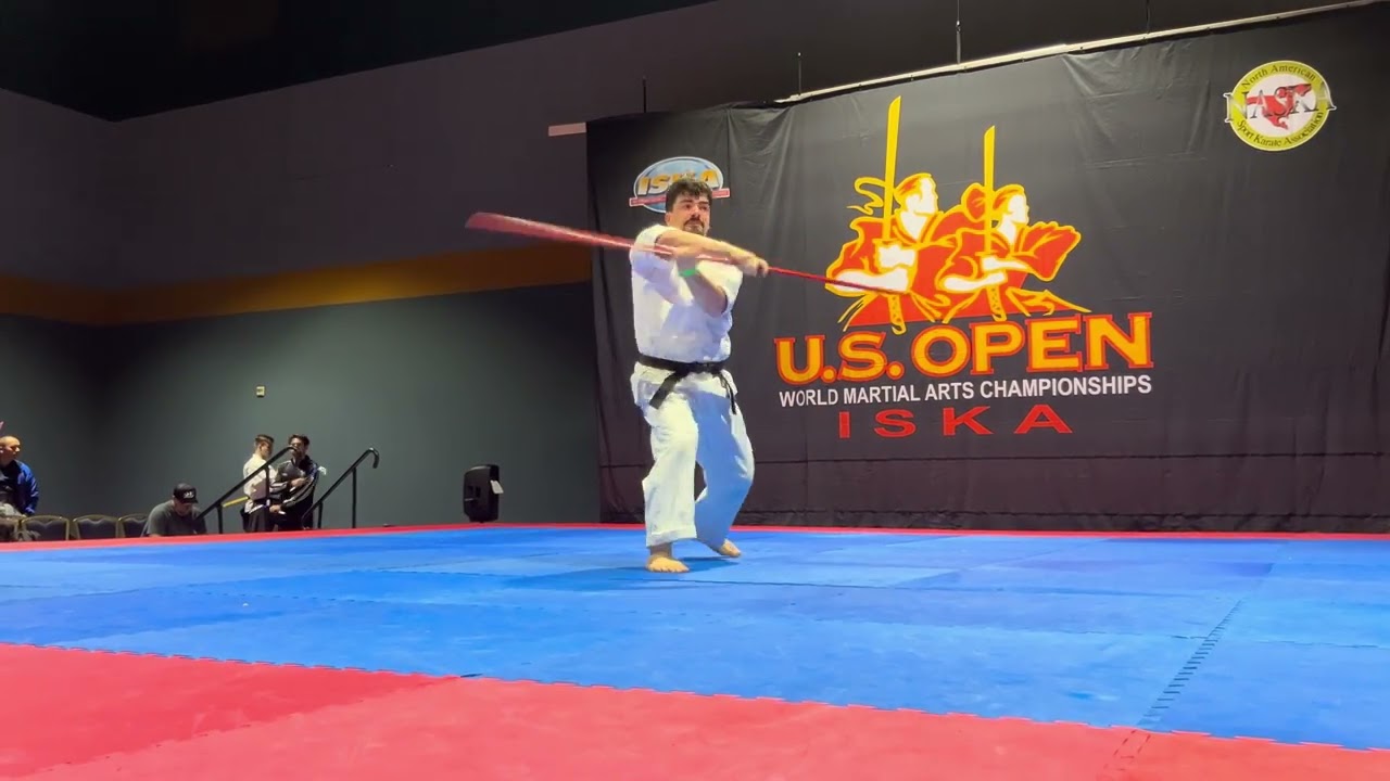Samuel Brumme Men’s Non-Bladed Traditional Weapons - US Open 2025 background