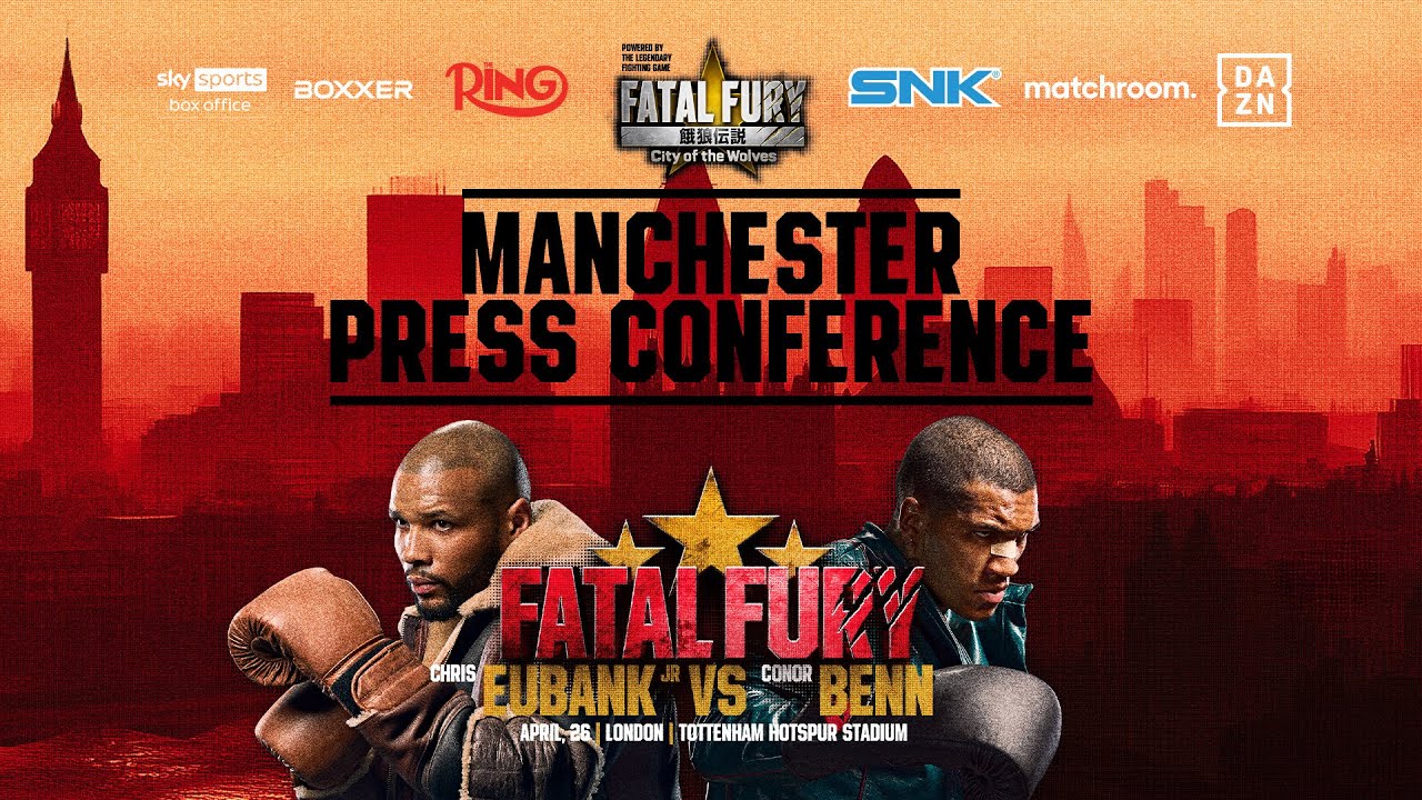 Chris Eubank Jr Vs Conor Benn: Manchester Launch Press Conference (Part 1) background