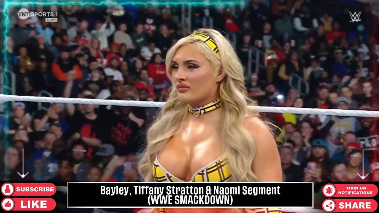Bayley, Tiffany Stratton & Naomi Segment: WWE SMACKDOWN, April 12, 2024