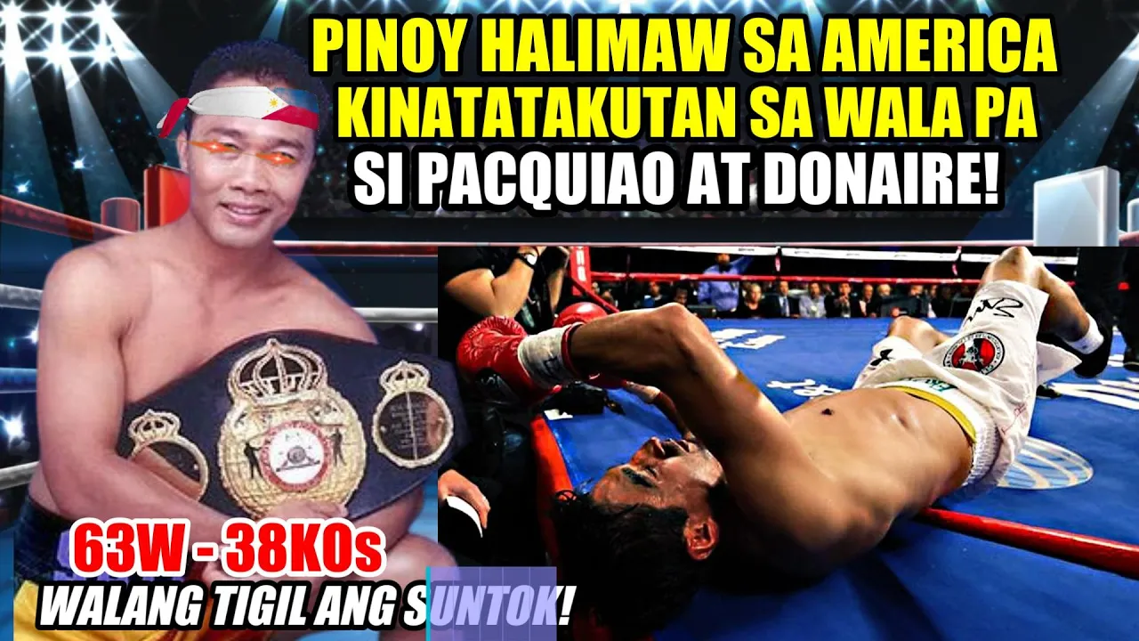 PINOY NA KINATATAKUTAN SA AMERICA SA WALA PA SI PACQUIAO AT DONAIRE | WALANG TIGIL SUMUNTOK!