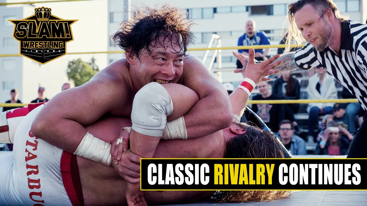 Wrestle Aid 2019: TAJIRI (WWE/ECW/AJPW) vs. "The Rebel" StarBuck – English commentary!