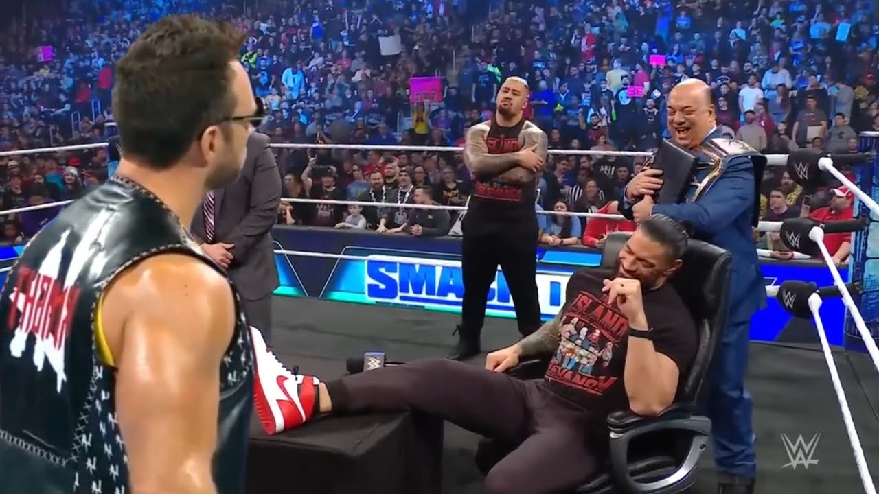 Roman Reigns & LA Knight Contract Signing For Undisputed Championship WWE Smackdown 2023 Highlights