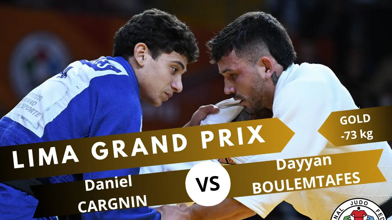 Daniel CARGNIN VS Dayyan BOULEMTAFES Lima Grand Prix 2025 Gold medal contest -73 kg