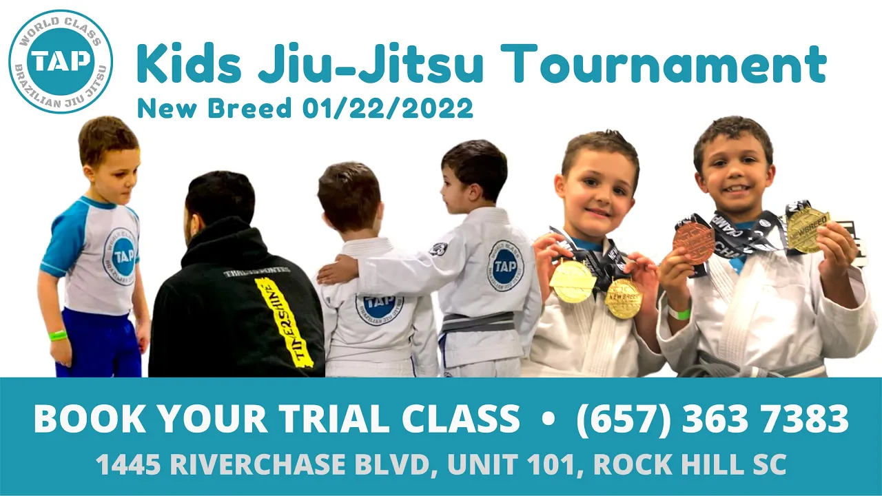 4x TAP kids performance at New Breed Championship | tapworldclassjiujitsu.com background