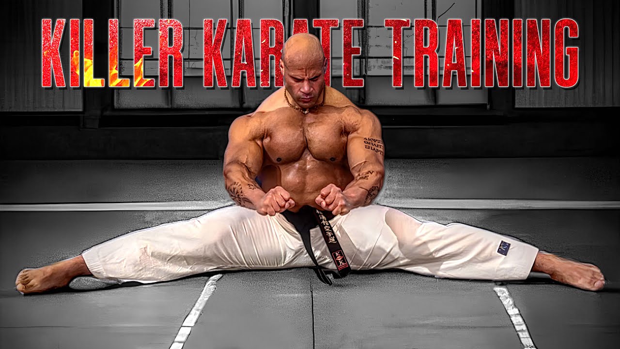 DEATH Karate Training 🔥 | Epic Martial Arts 👊 Powerful Kicks & Combat Drills | TKD Action background