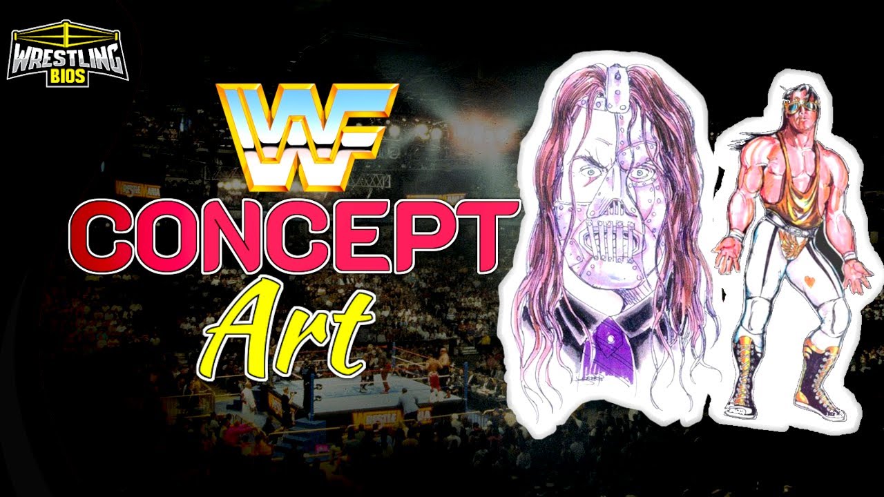 Real WWF Superstar Concept Art & Designs | Wrestling Bios background