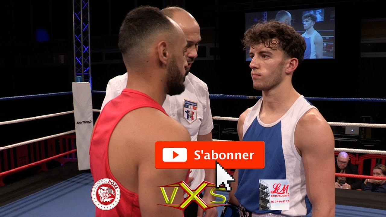 Rayene GUESMI vs Eliot PINGOT By #vxs #nimes background
