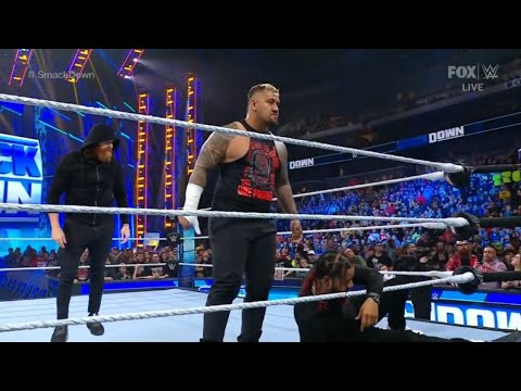 Sami Zayn Attacks Jimmy Uso & Solo Sikoa After Cheating Roman Reigns WWE Smackdown 2023 Highlights