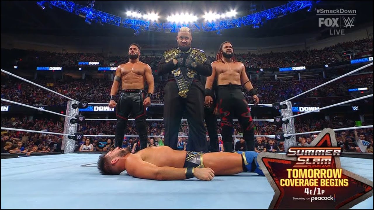 The Bloodline New WWE Tag Team Champions - WWE SmackDown 8/2/2024