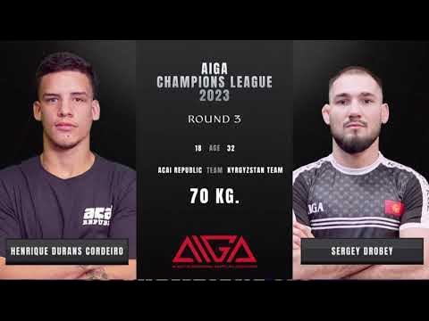 - 70 kg Henrique Durans Cordeiro Acai republic vs Sergey Drobey KNT background