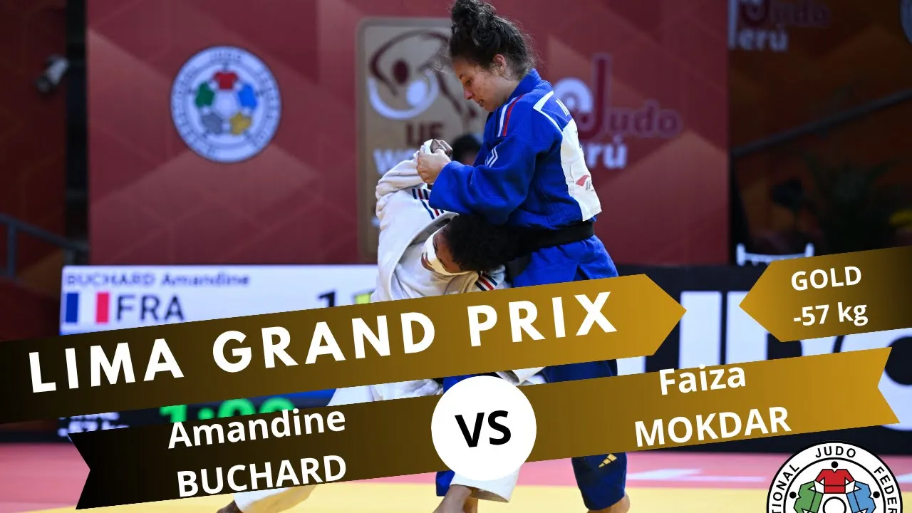 Amandine BUCHARD VS Faiza MOKDAR Lima Grand Prix 2025 GOLD medal contest -57 kg