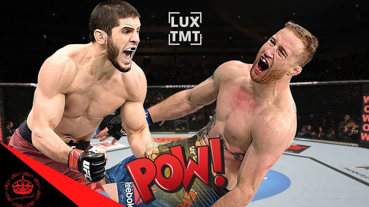 Justin Gaethje vs. Islam Makhachev Full Fight Promo | UFC lightweight comeback fight Khabib loss!!! background