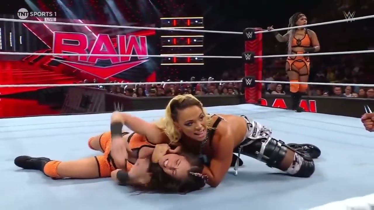 WWE ~ Katana Chance & Kayden Carter vs Shayna Baszler & Zoey Stark: RAW 7/15/24