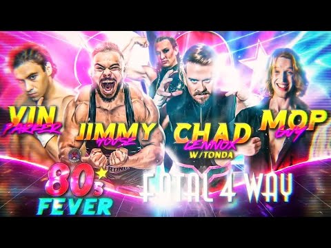 Full Match! | Jimmy House vs (Dark) Chad Lennex vs Vin Parker vs Mop Guy | From 80's Fever