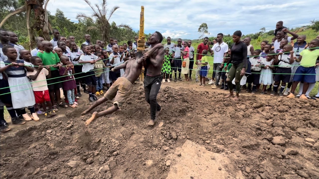Kapeeka vs one man army. Sgw wrestling Uganda. background