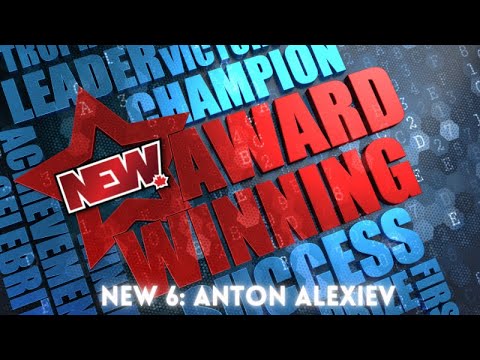 The Award-Winning Arrangement: Anton Alexiev after NEW 6 backdrop