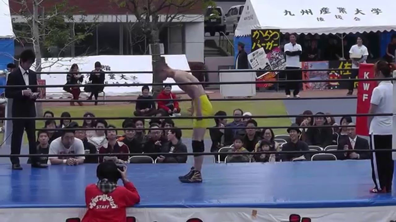 2012/11/6【8】第53回香椎祭 3日目 入場式、第1試合 =九州産業大学プロレス研究部=
