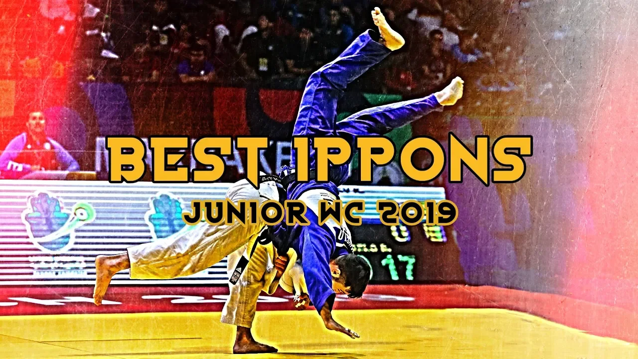 Best ippons of World Judo Championships Juniors 2019 background