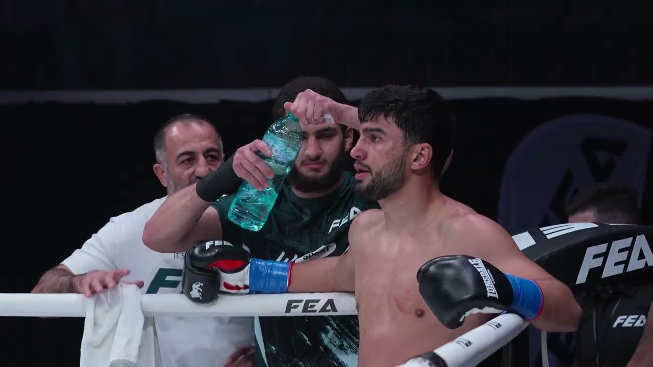 FINAL Grand Prix Welterweight . Alexandru Amaritei vs Elshad Shahbazov. Slow-motion Highlights background
