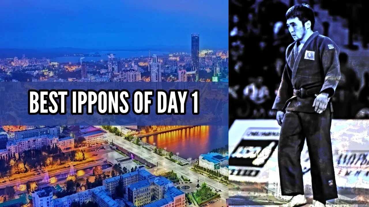 Best ippons in day 1 of Judo Grand Slam Ekaterinburg 2019 background