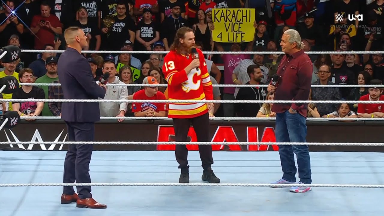 Gunther confronts Bret Hart - WWE RAW 9/09/2024