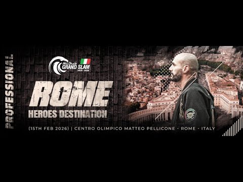 [Mat 5] ABU DHABI GRAND SLAM JIU-JITSU WORLD TOUR 2025-2026 - ROME - PROFESSIONAL