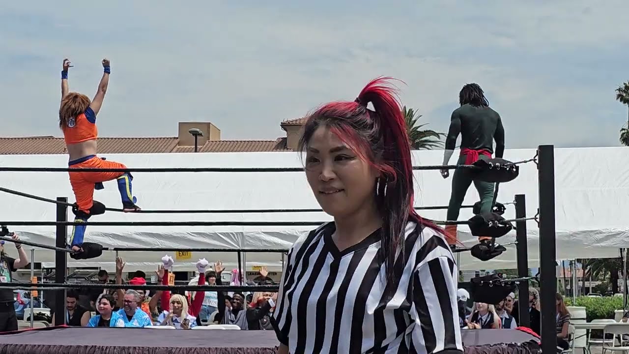 Goku & Rock Lee vs A.S.S. (Referee JC) at Anime Riverside (6.1.25)