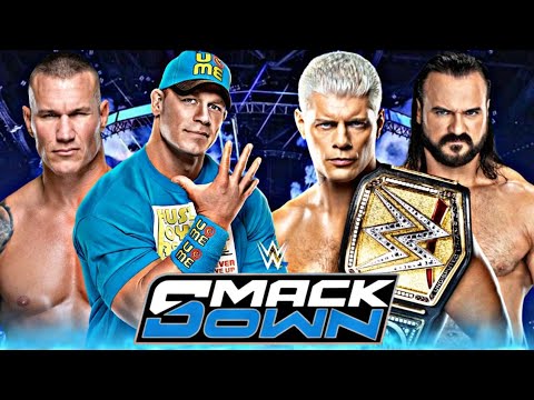 FULL MATCH - John Cena & Randy Orton Vs. Cody Rhodes & Drew Mcintyre : WWE SmackDown 2025 background