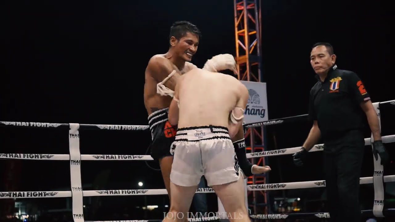 กุนขแมร์โหดแทงเข่านักมวยรัสเซียซี่โครงหักคาเวทียกแรก ព្រំ សំណាង Prom samnang vs Firdavszhon Naiimov