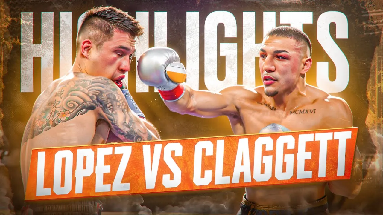 Non-Stop Action! Teofimo Lopez (USA) vs Steve Claggett (CANADA) | Boxing fight Highlights background