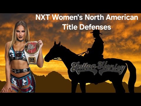 Fallon Henley NXT Women's North American Championship Defenses backdrop