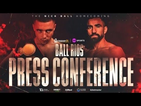 LIVE: Nick Ball vs. Ronny Rios Press Conference | #FightNight background
