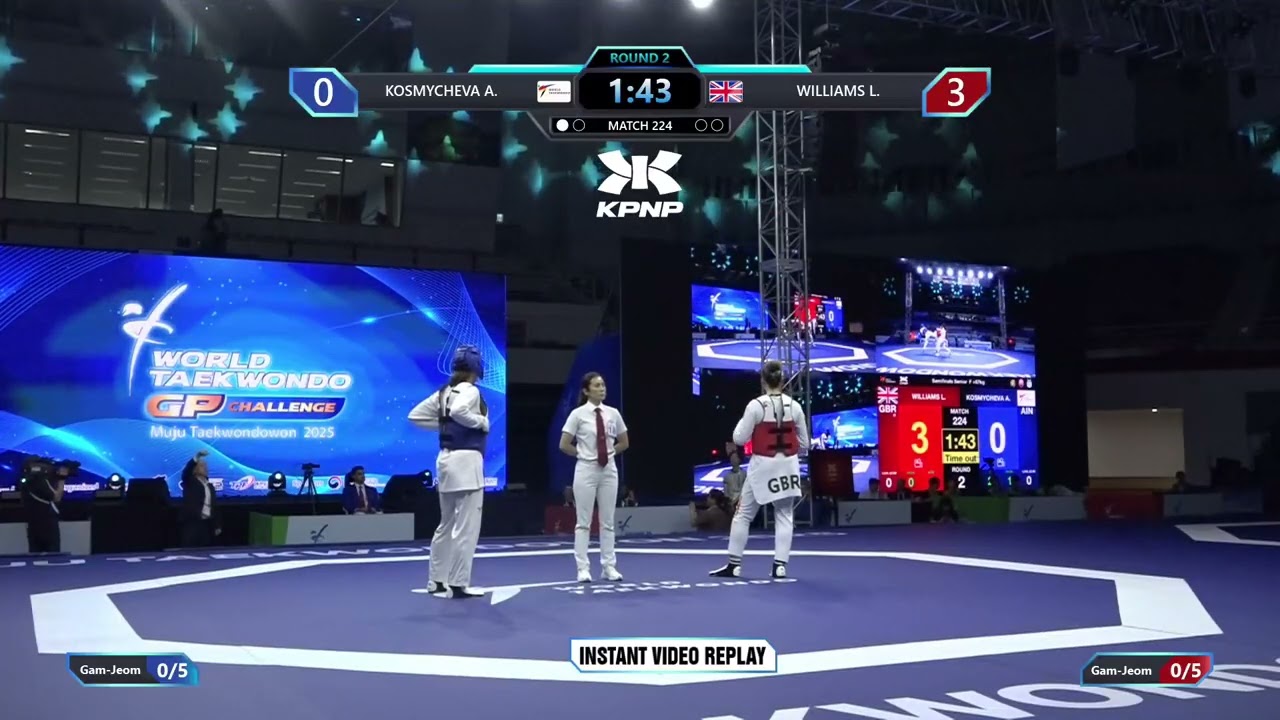 224 Semifinals F +67kg AIN KOSMYCHEVA A GBR WILLIAMS L PGM
