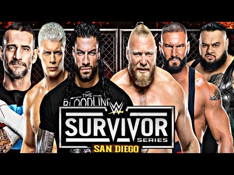 FULL MATCH - Roman Reigns,Cody Rhodes & CM Punk Vs. Brock Lesnar, Bron Breaker & Bronson Reed 