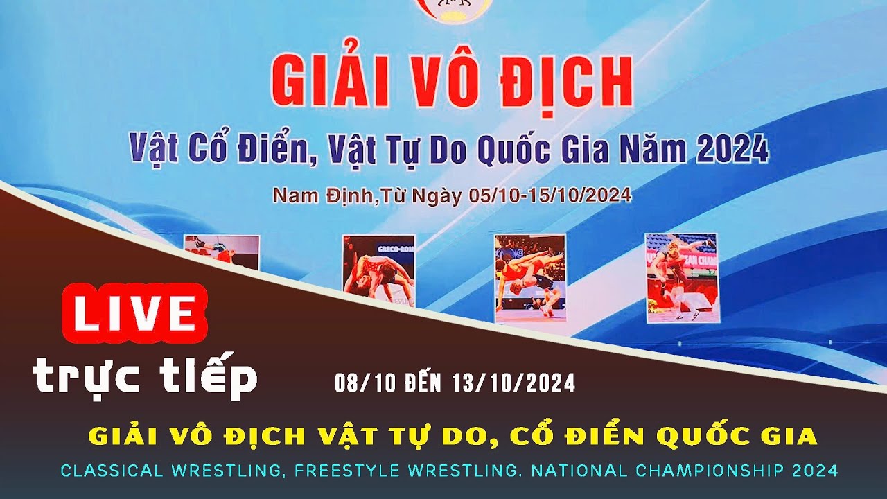 Lễ trao Huy chương cho các VĐV giải vô địch quốc gia 2024 background