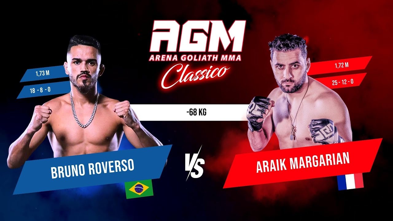 Bruno ROVERSO vs Araik MARGARIAN By #VXS #AGM #AGM #Arena_Goliath_MMA #Marseille #submission