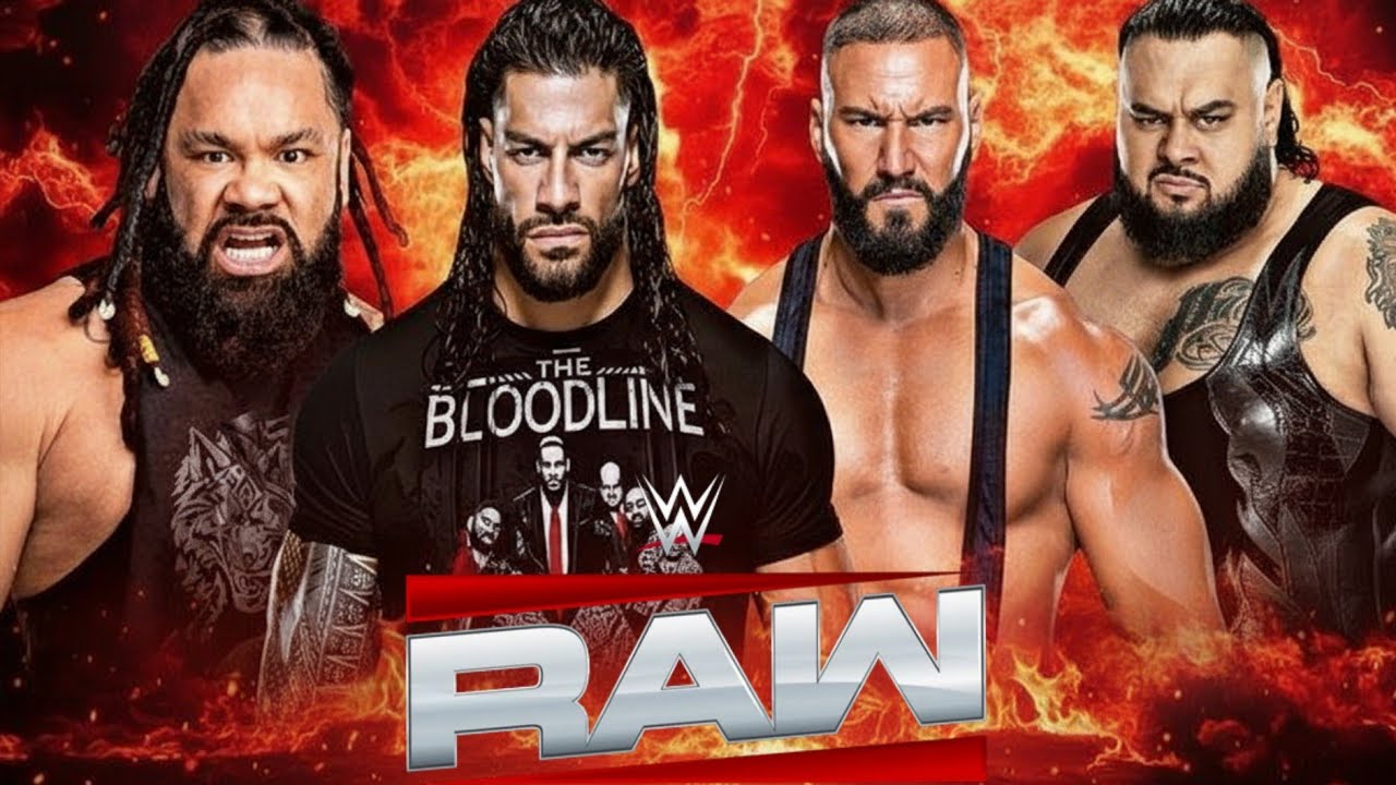 FULL MATCH - Roman Reigns & Jacob Fatu Versus Bron Breaker & Bronson Reed : WWE RAW NETFLIX 2025