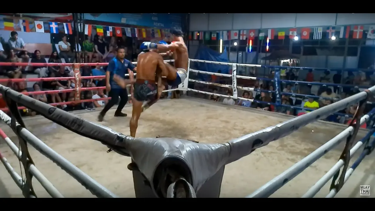 Muay Thai Fight | Wanghinlek MAAMuayThai vs Nayhuagolf NayhuagolfMuayThai - 19 December 2022