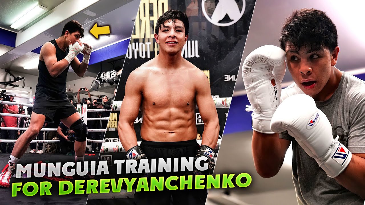 Jaime Munguia training for Sergiy Derevyanchenko. Mexico. HIGHLIGHTS HD BOXING (2023)