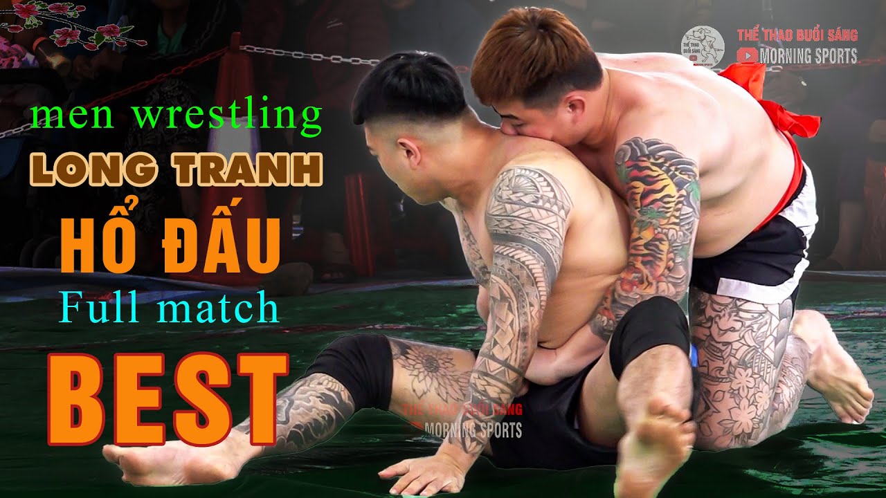 Vật 2025. "LONG TRANH , HỔ ĐẤU " - nhất nam..women wrestling. Phù Chẩn 2025 background