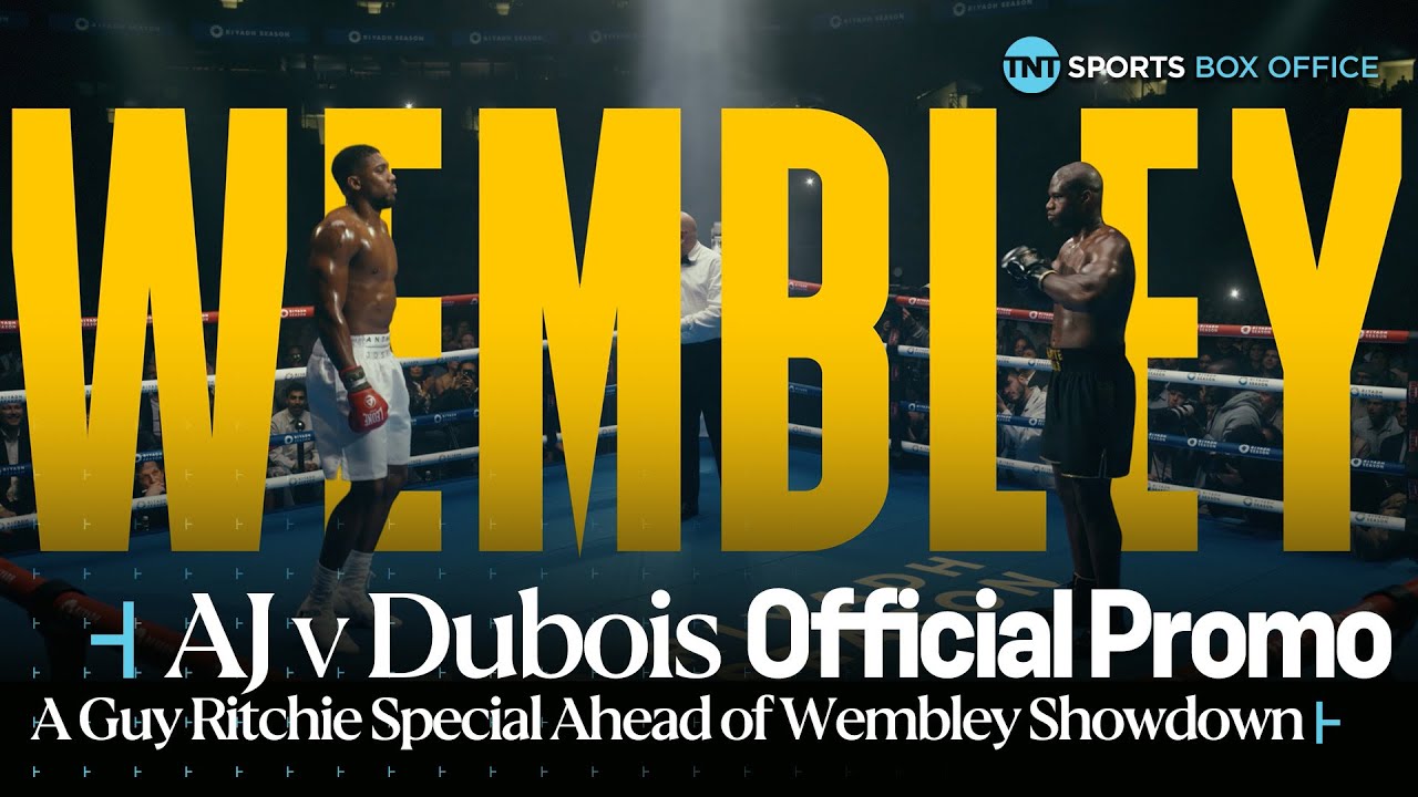 AJ v Dubois Official Promo ЁЯФеЁЯОе A Guy Ritchie Special Ahead Of Riyadh Season Card: Wembley Edition ЁЯЗмЁЯЗз background