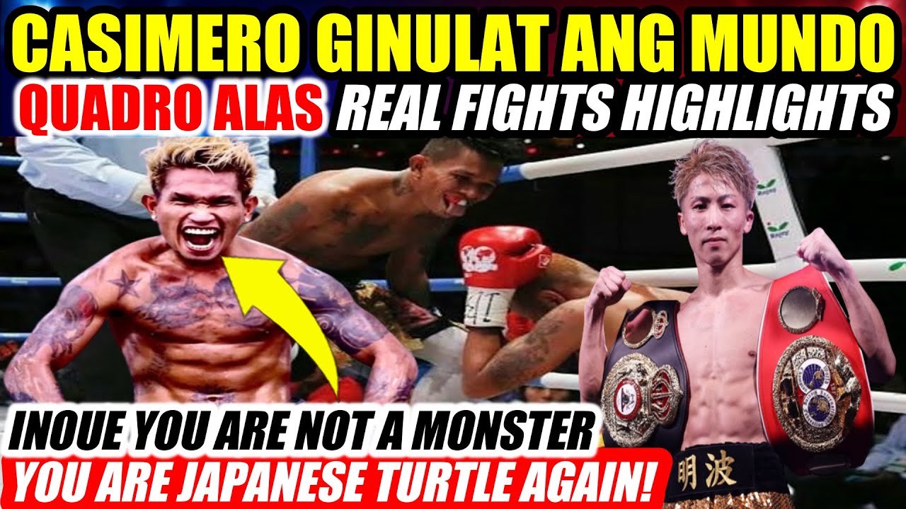 CASIMERO GINIMBAL ANG MUNDO NG BOXING | QUADRO ALAS STORY FIGHT HIGHLIGHTS background