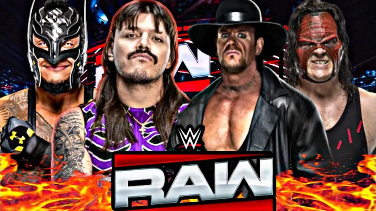 FULL MATCH - Rey Mysterio & Dominic Mysterio Vs. Undertaker & kane : WWE RAW Netflix 2025 backdrop