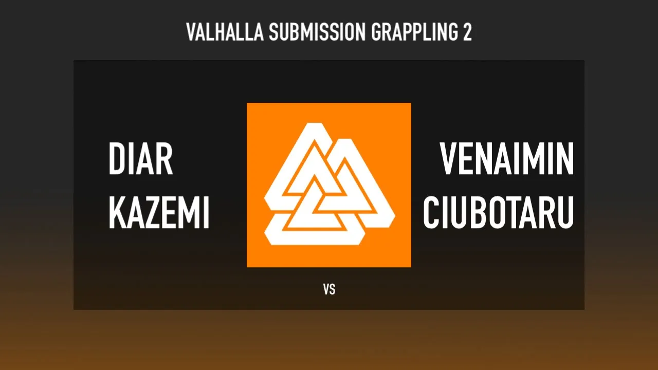 Valhalla Submission Grappling 2 - Diar Kazemi vs Venaimin Ciubotaru background