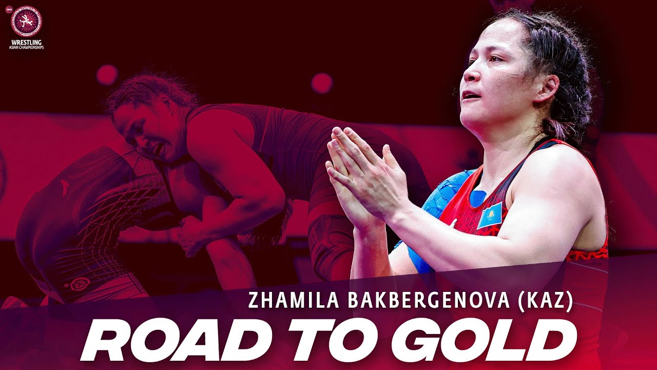 Zhamila BAKBERGENOVA (KAZ) | Road to 72KG Gold | Women’s Wrestling | Asian Championships backdrop