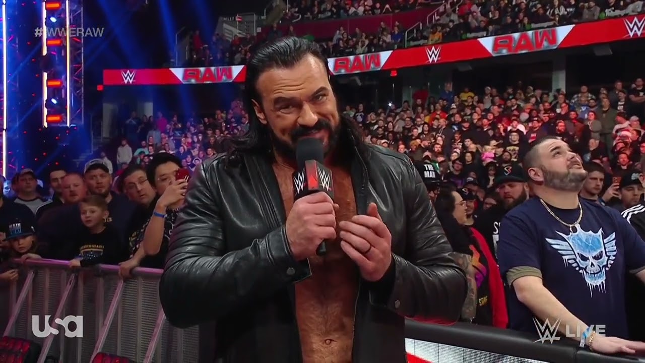Drew McIntyre interrupts Jey Uso - WWE RAW 12/11/2023