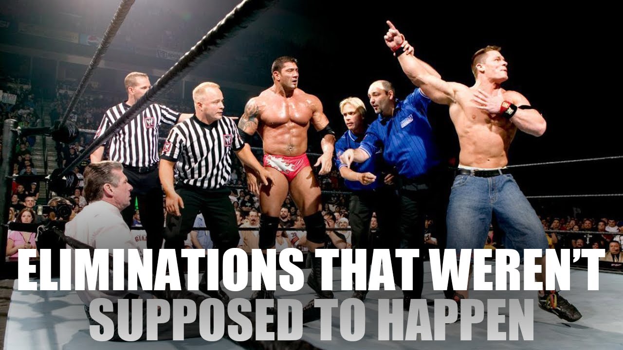 5 Royal Rumble Eliminations THAT WEREN'T SUPPOSED TO HAPPEN | Wrestling Flashback background