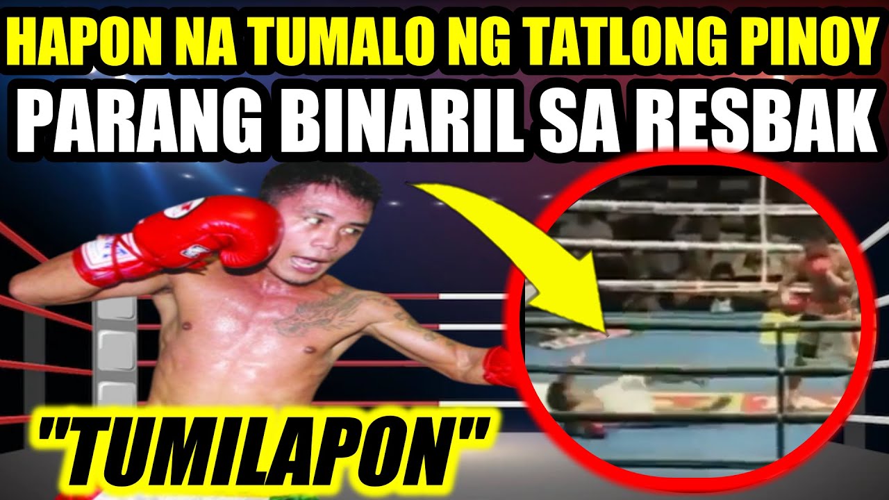 HAPON NA TUMALO NG TATLONG PINOY PARANG BINARIL SA RESBAK backdrop