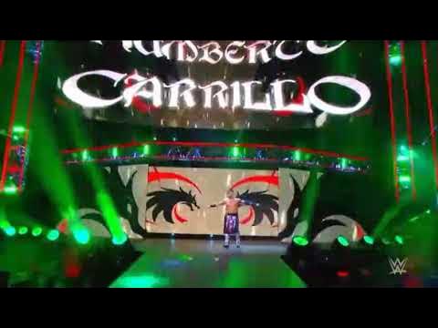 HUMBERTO CARILLO + ANGEL GARZA ENTRANCE WWE MAIN EVENT MATCHES 3 background