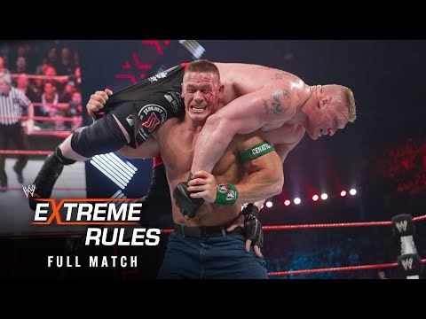 FULL MATCH: John Cena vs. Brock Lesnar | Extreme Rules Match: Extreme Rules 2012 background